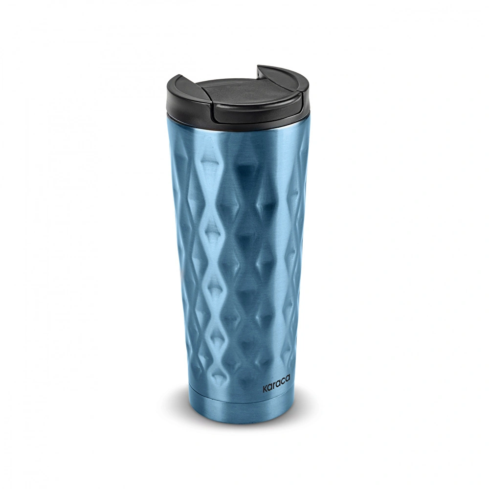 Karaca Diamond Çelik El Termosu Blue 500 ml görseli 3