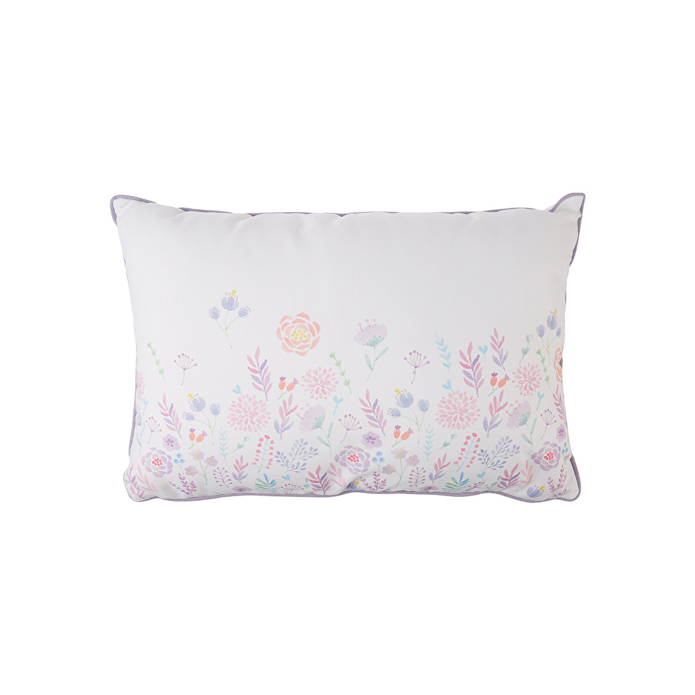Karaca Home Elenie Lila Baskılı İç Dolgulu Kırlent 35x50cm görseli 1