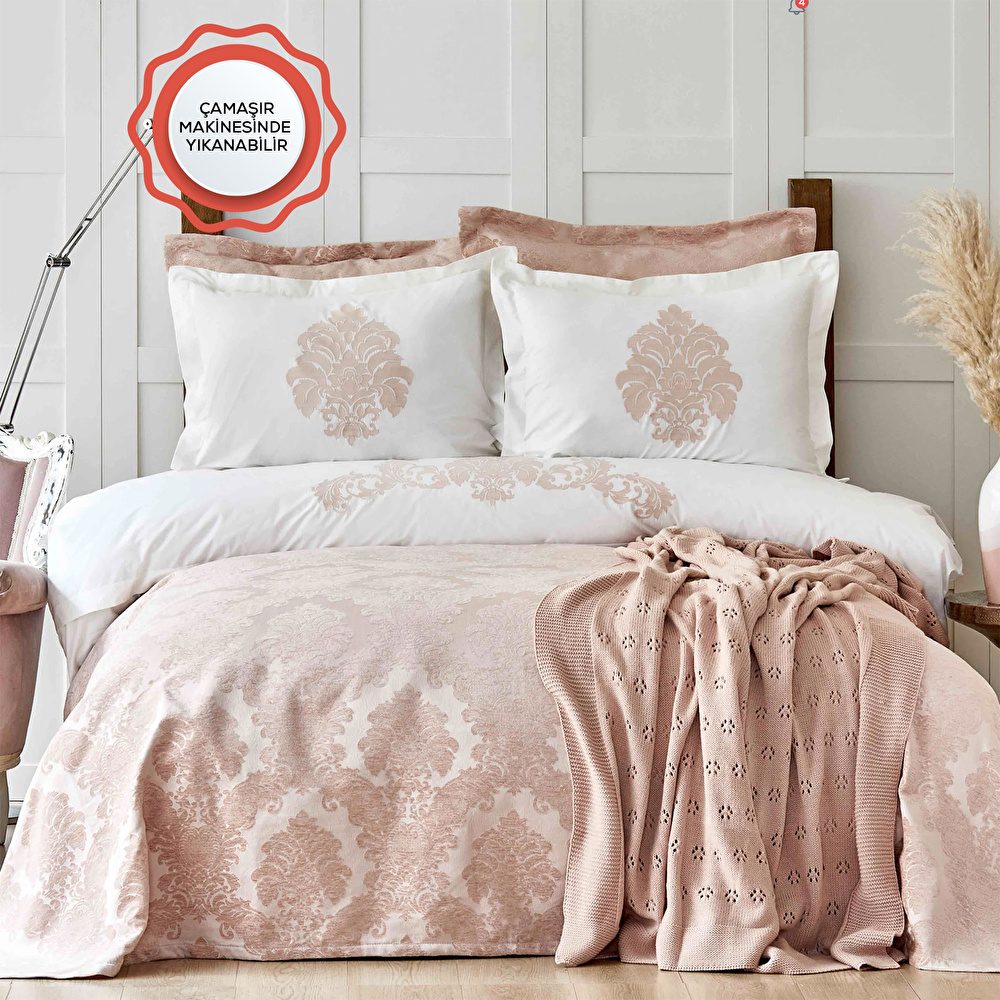 Karaca Home Adrienne Pudra 10 Parça Fine Çeyiz Seti görseli 4