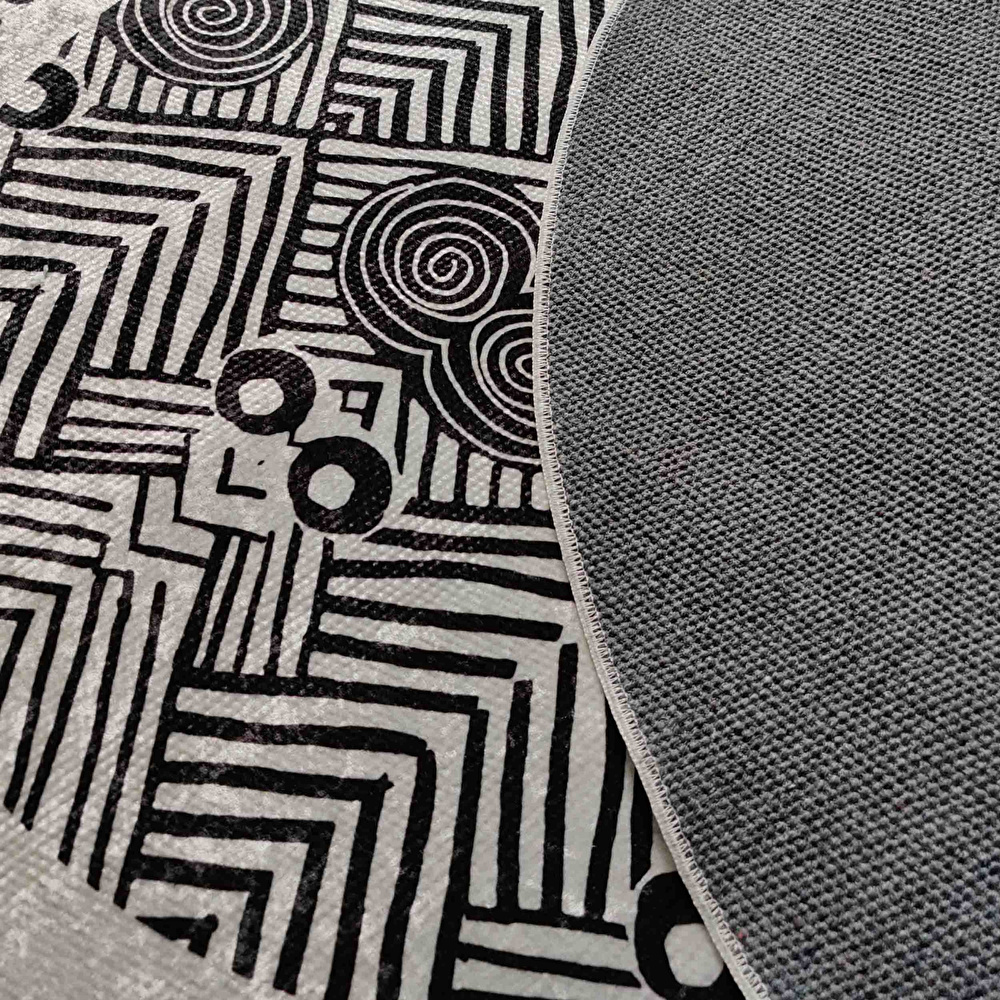 Karaca Home Circle Aramis Baskılı Halı 100x100cm görseli 3