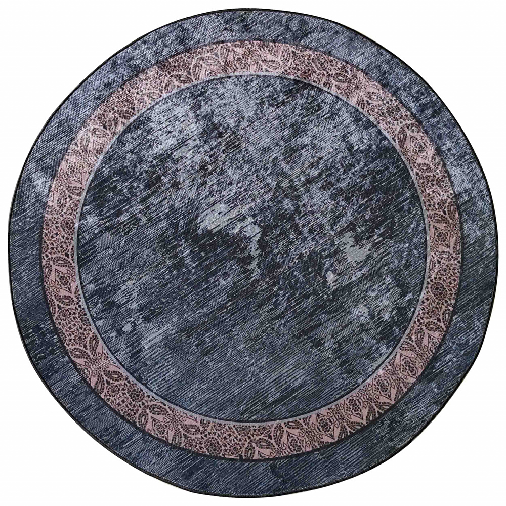 Karaca Home Circle Mess Baskılı Halı 100x100cm görseli 2