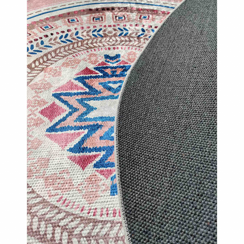 Karaca Home Circle Besta Baskılı Halı 100x100cm görseli 3