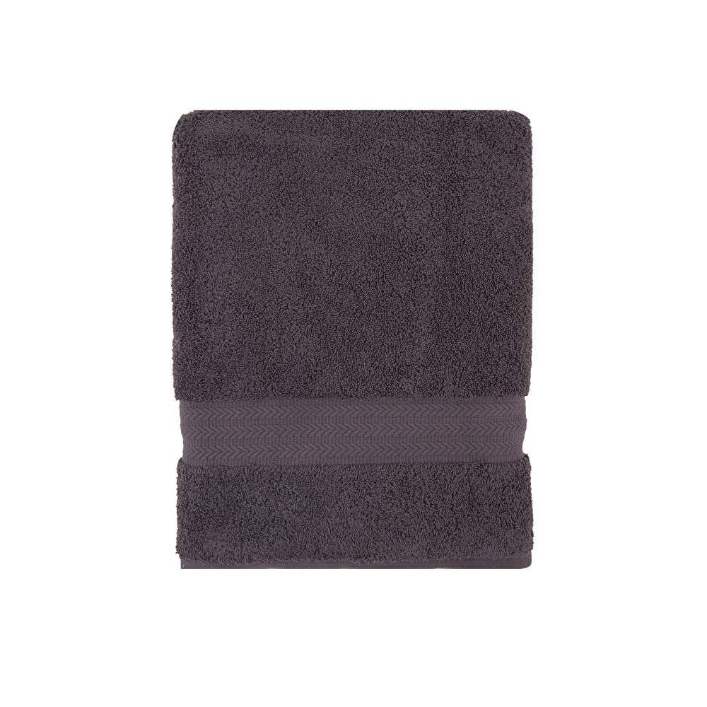 Karaca Home Charm Exclusive %100 Pamuk Banyo Havlusu 85x150cm Antrasit  görseli 1