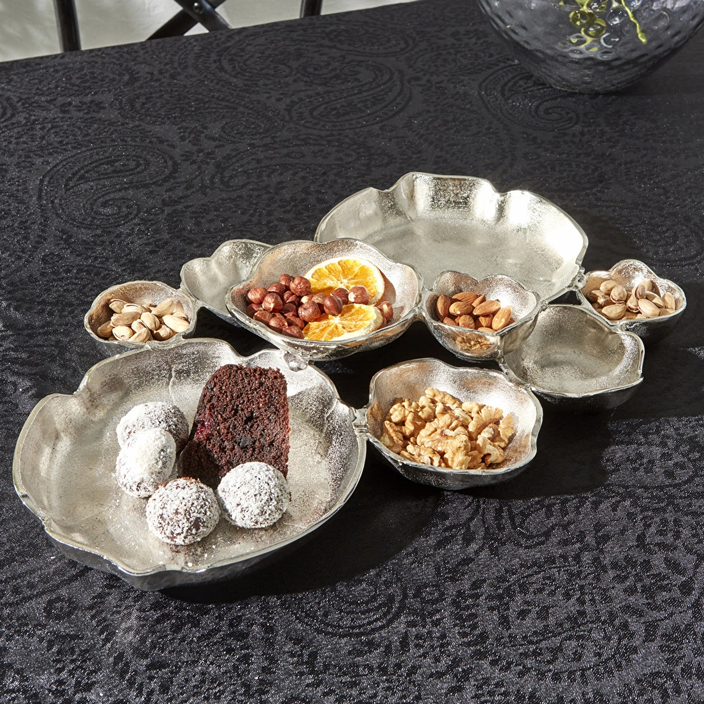 Karaca Gümüş Nest Dekoratif Tabak 50cm görseli 1
