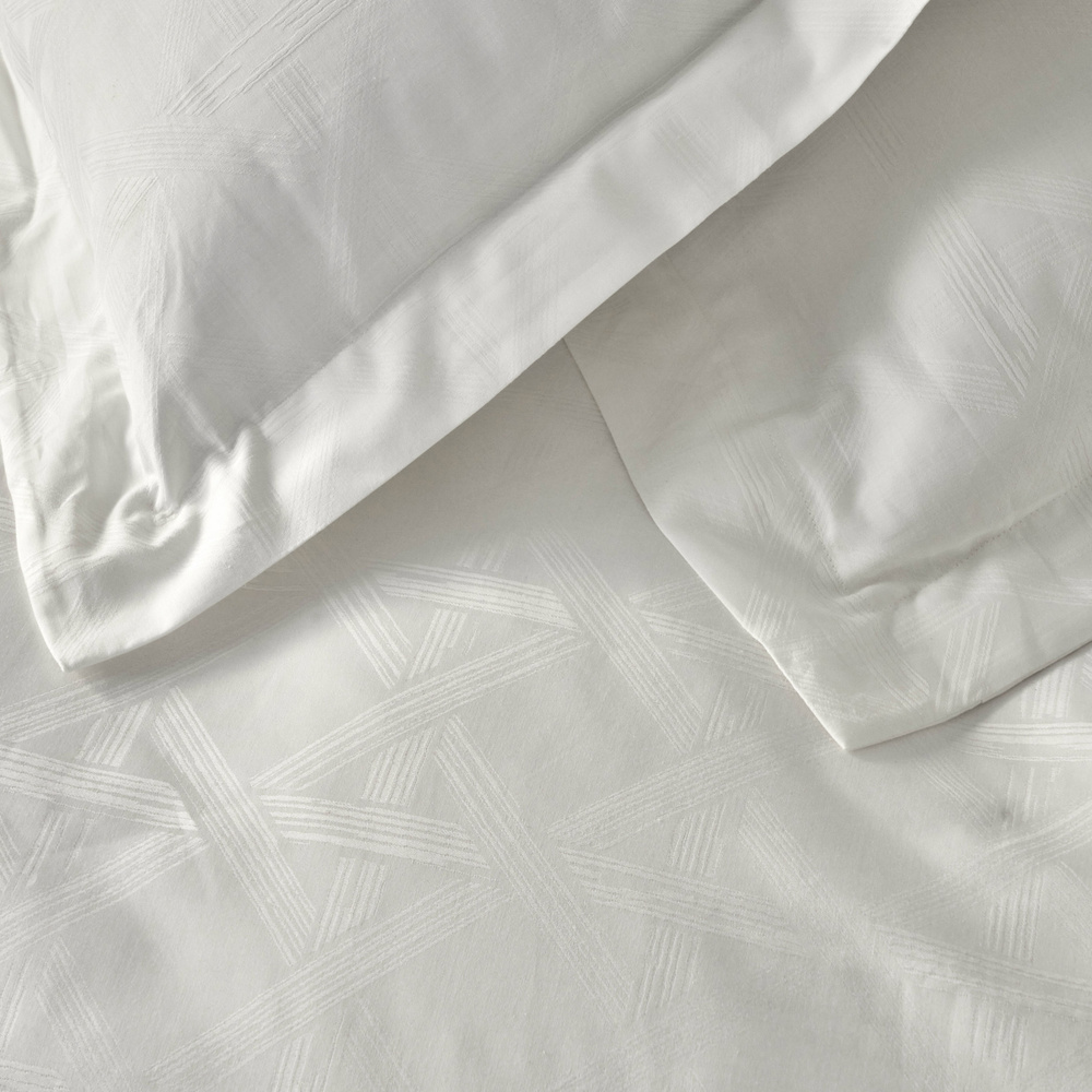 Karaca Home White Colletion Santino %100 Pamuk Çift Kişilik Nevresim Takımı görseli 4