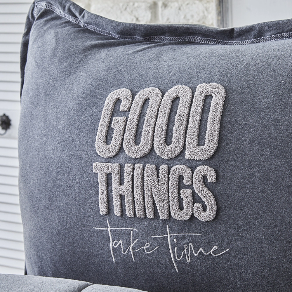 Karaca Home Softy Gri Tek Kişilik Cotton Comfort Uyku Seti görseli 4