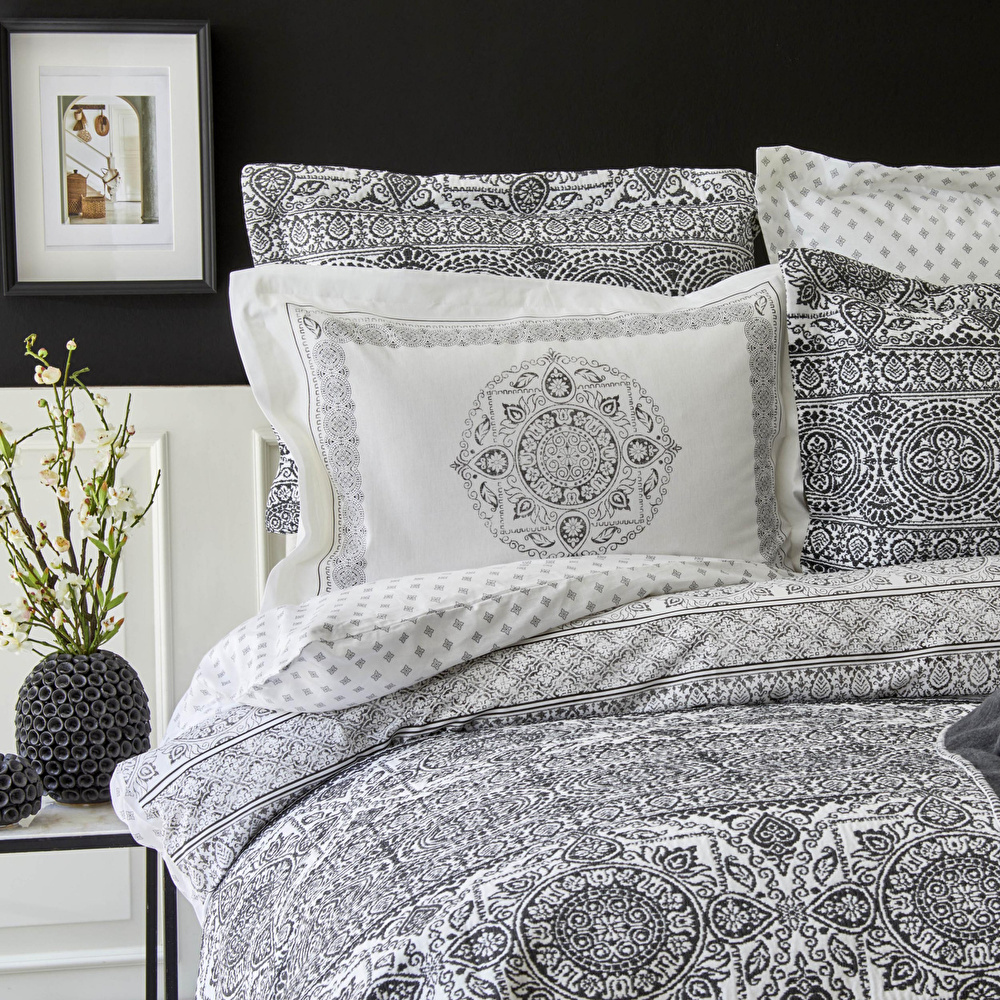 Karaca Home Bonar Siyah Çift Kişilik Pamuk Winter Set görseli 3