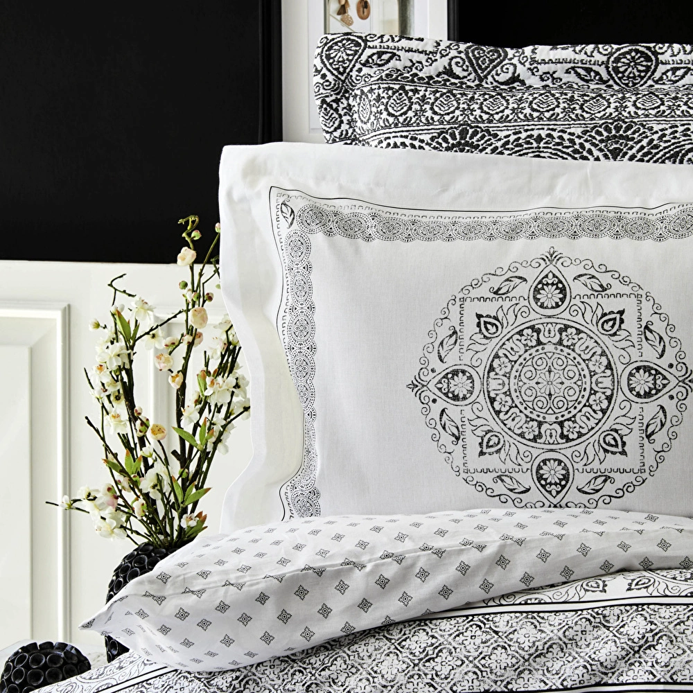 Karaca Home Bonar Siyah Çift Kişilik Pamuk Winter Set görseli 4