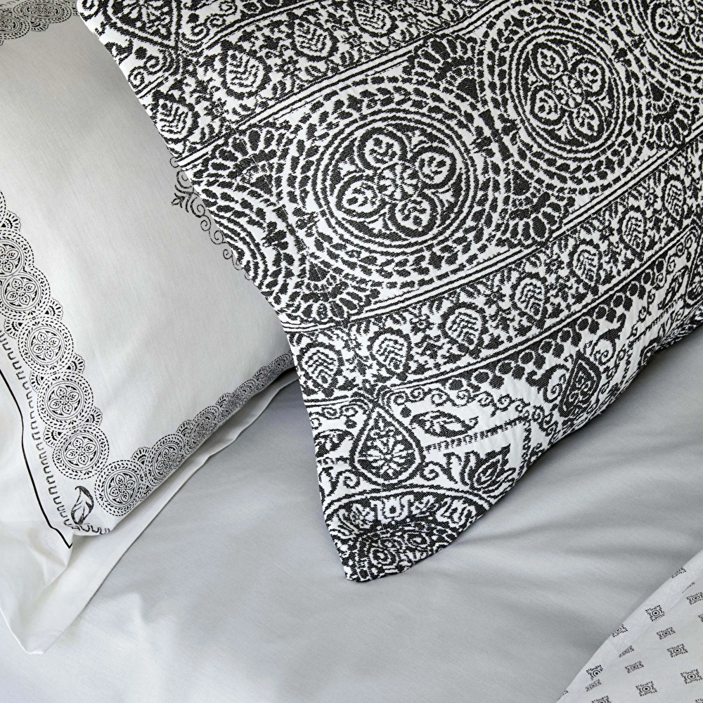 Karaca Home Bonar Siyah Çift Kişilik Pamuk Winter Set görseli 7