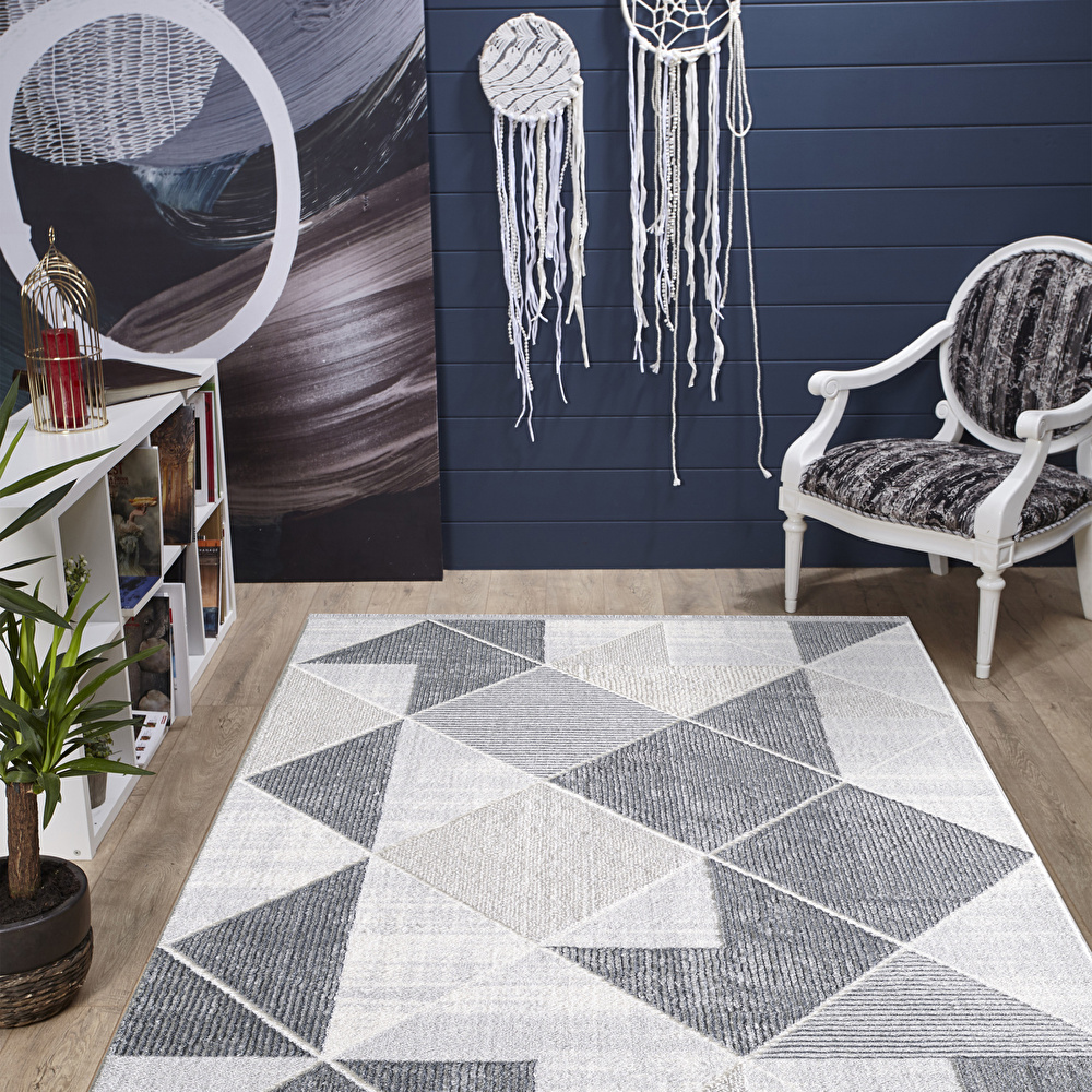 Karaca Home Glamour Crystal Halı 80x150cm görseli 1