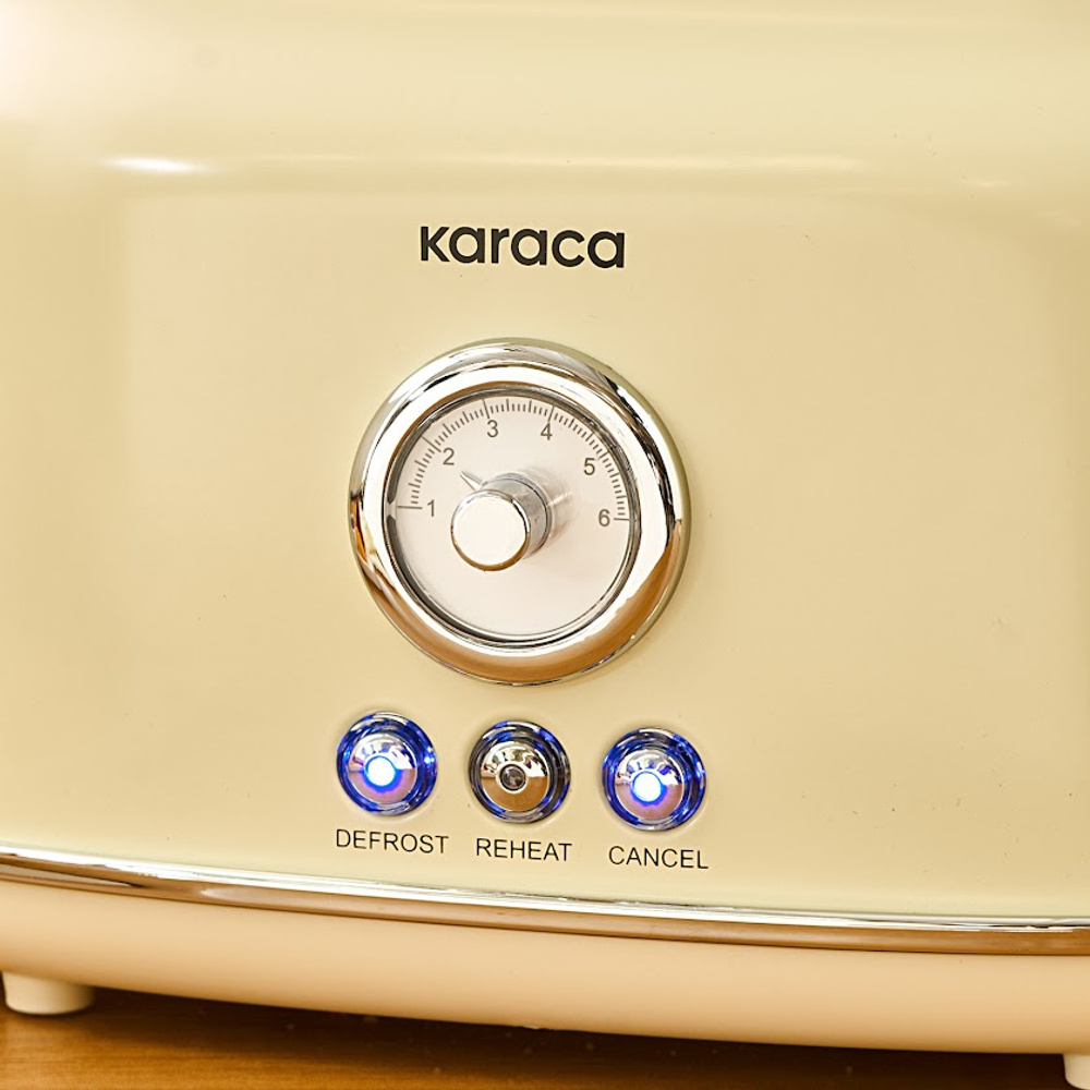 Karaca Retro 2 Dilim Kapasiteli Ekmek Kızartma Makinesi Krem görseli 13