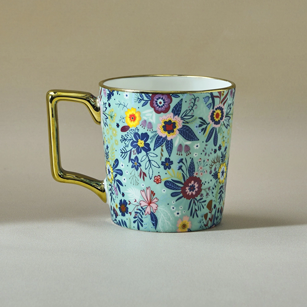 Karaca Flower T Harfli Kupa 350 ml görseli 3