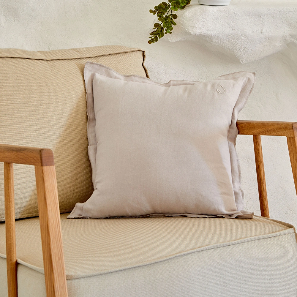 Karaca Home 4 Element Gri İç Dolgulu Düz Kırlent 45x45 cm  görseli 1