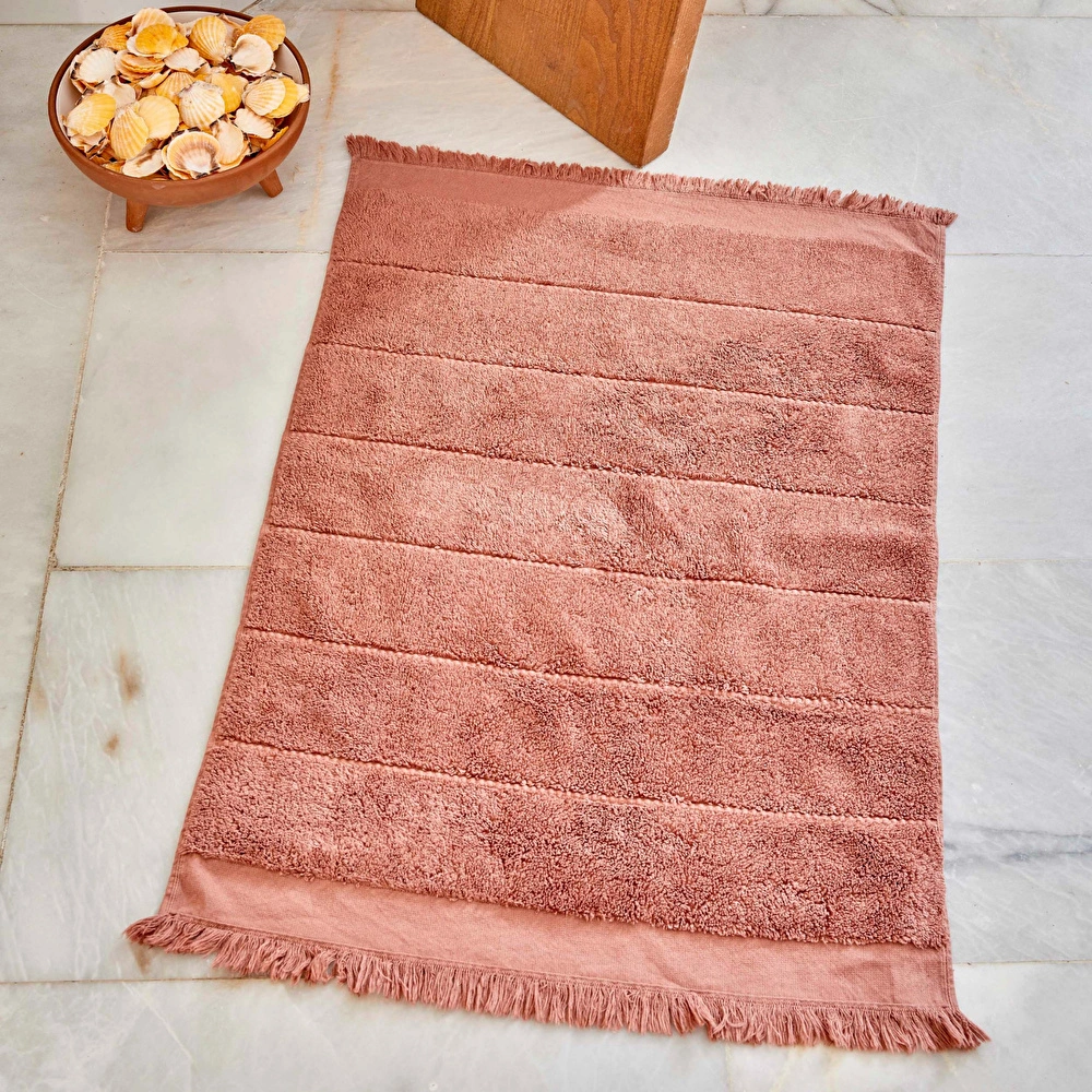 Karaca Home 4 Element Terracotta Banyo Paspası 50x70 cm görseli 1