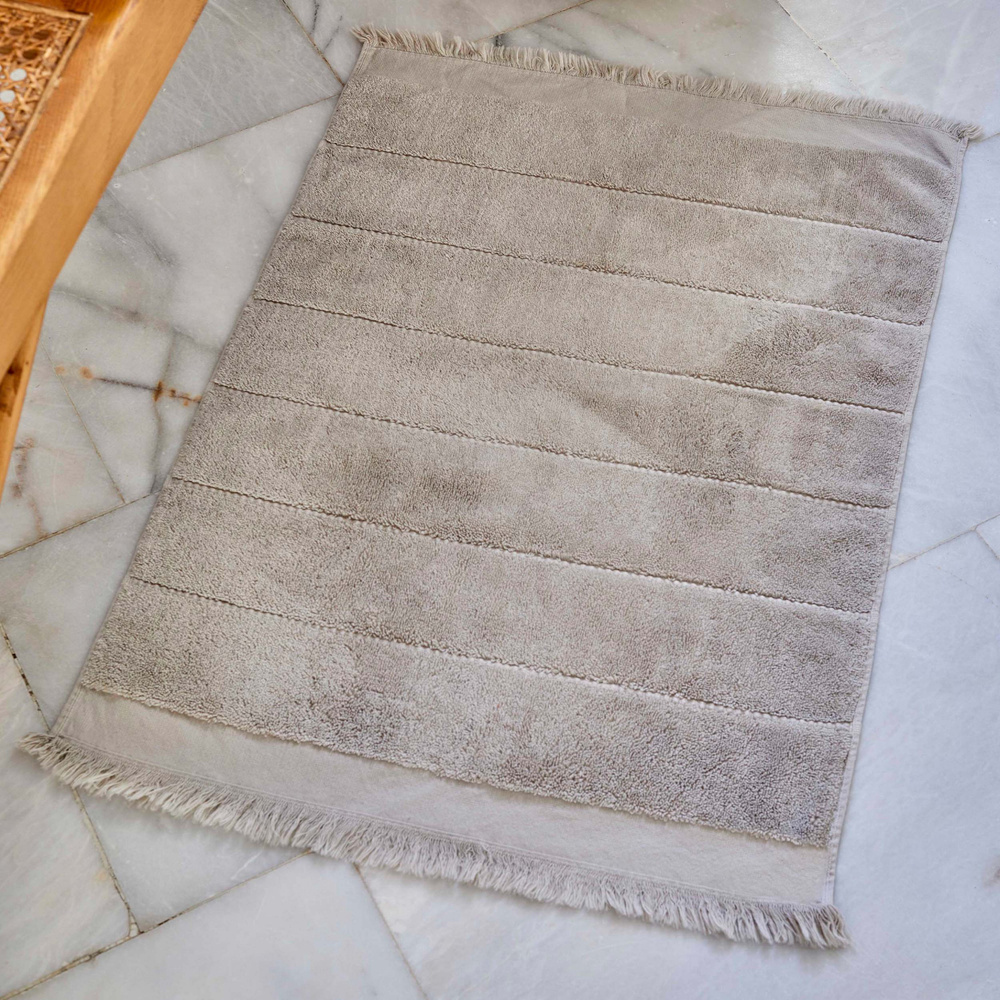 Karaca Home 4 Element Bej Banyo Paspası 50x70 cm görseli 1