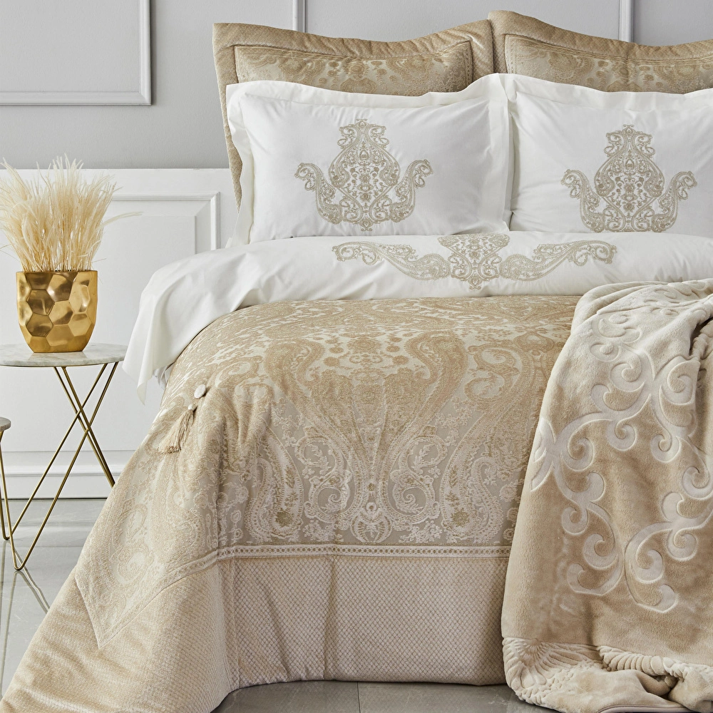 Karaca Home Glamour Simli Gold Çeyiz Seti görseli 2