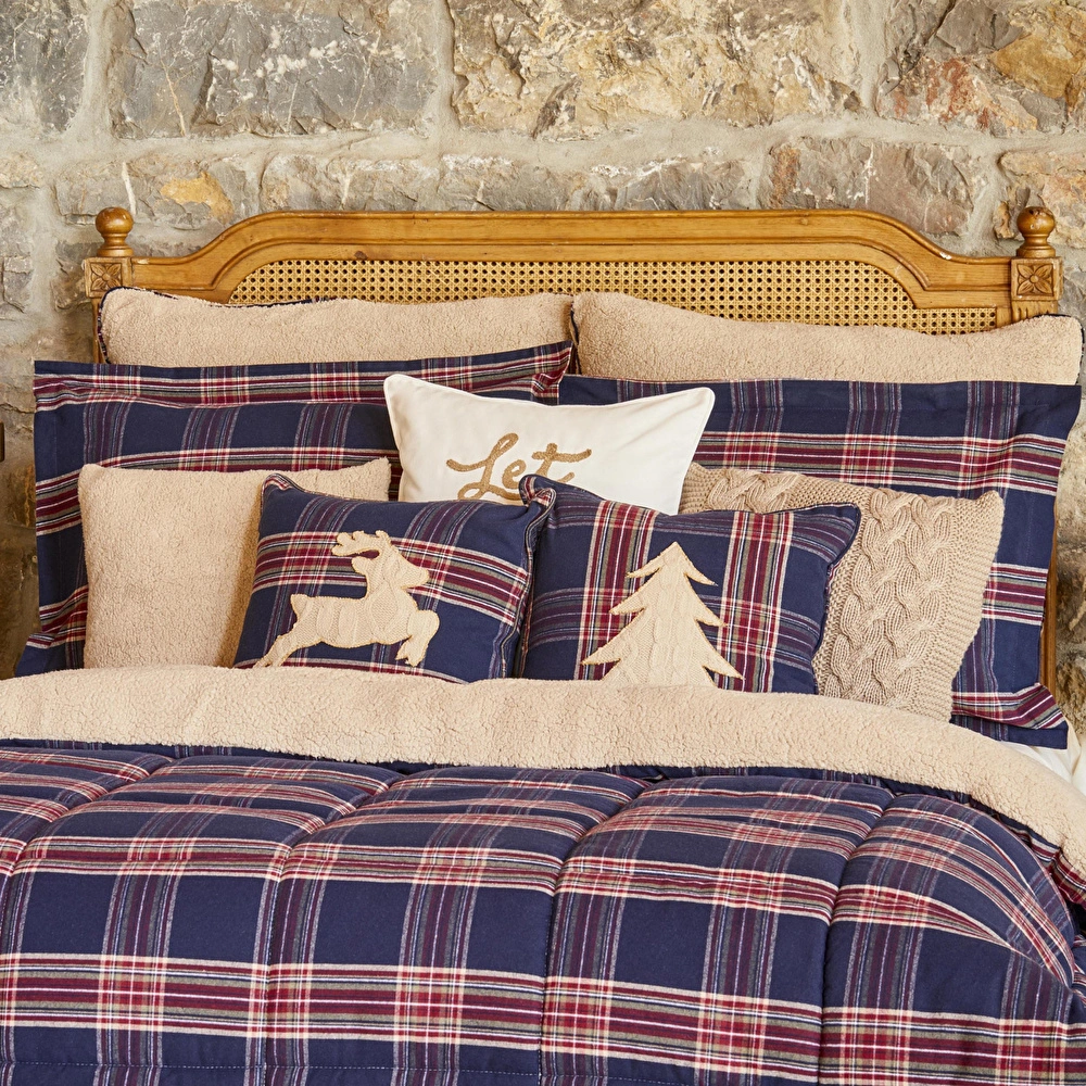 Karaca Home Woodland Lacivert Çift Kişilik Cozy Comfort Uyku Seti görseli 13