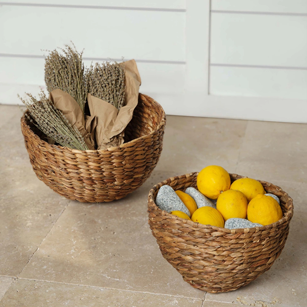 Karaca Home Lora Hasır Yuvarlak Sepet 30 cm  görseli 2
