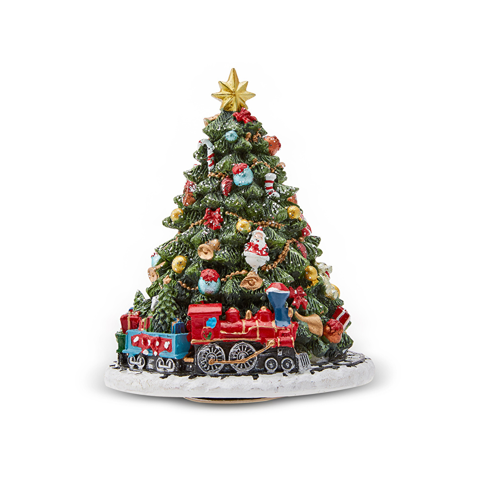 Karaca Home New Year Yılbaşı Tree Müzikli Obje 15cm görseli 3