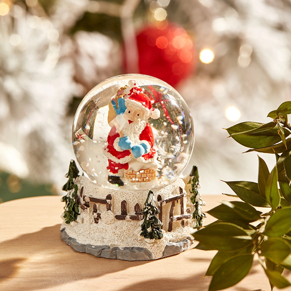 Karaca Home New Year Yılbaşı Santa Yılbaşı Kar Küresi görseli 1