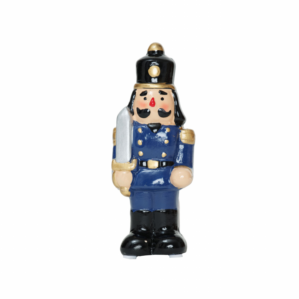 Karaca Home New Year Yılbaşı Nutcraker Biblo Mavi 12cm görseli 1