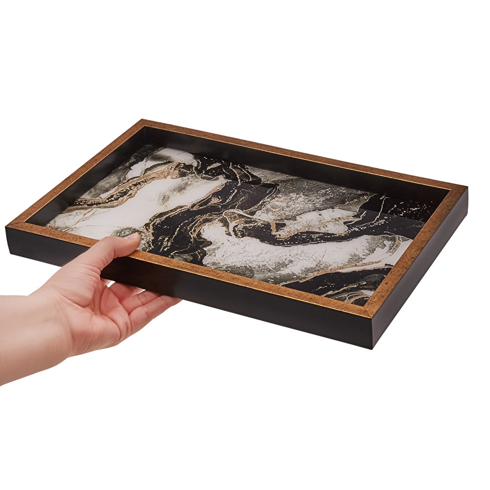 Karaca Home Moroccan Marble Tepsi 40x25 cm görseli 6