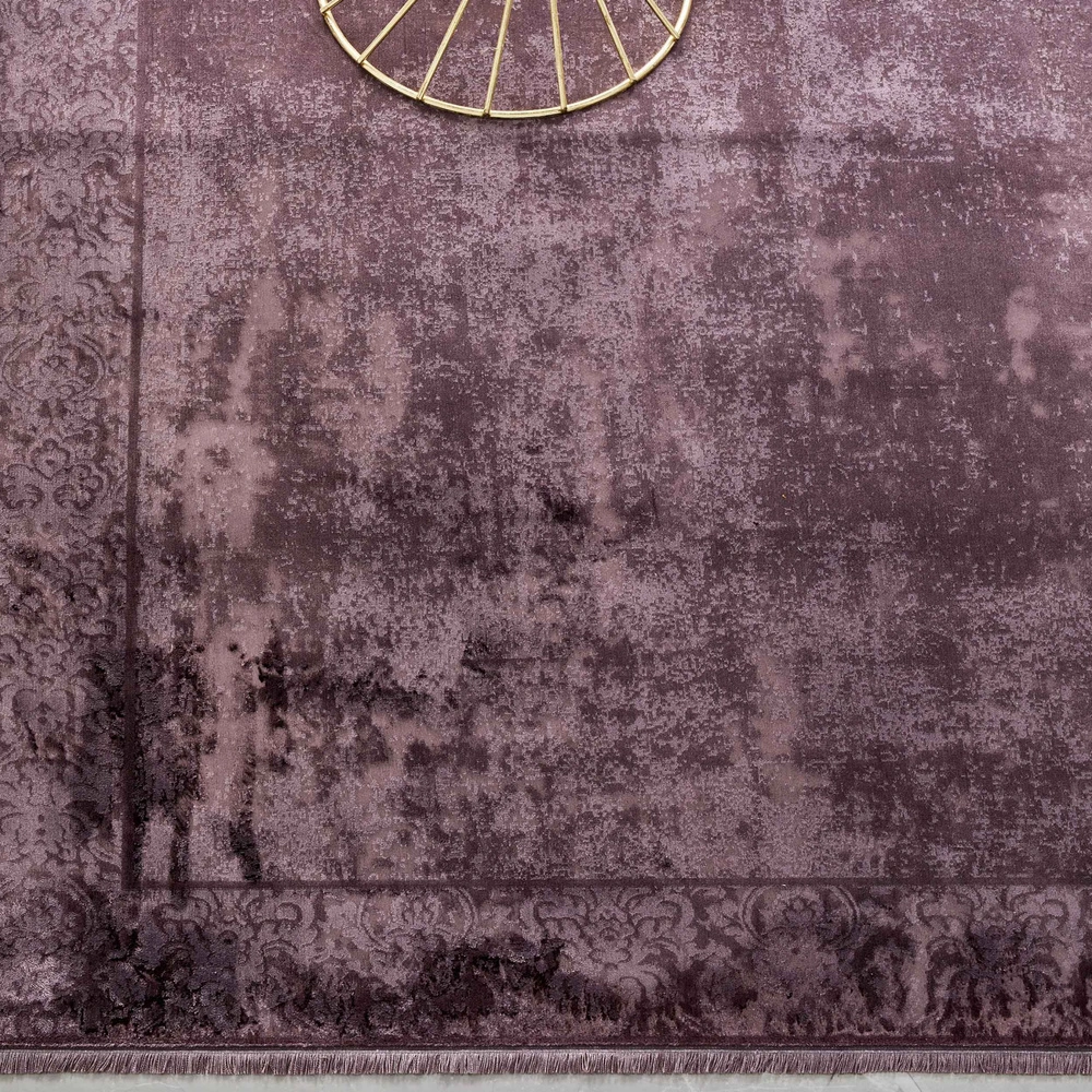 Karaca Home Volante Mürdüm Kadife Halı 120x180 cm görseli 1