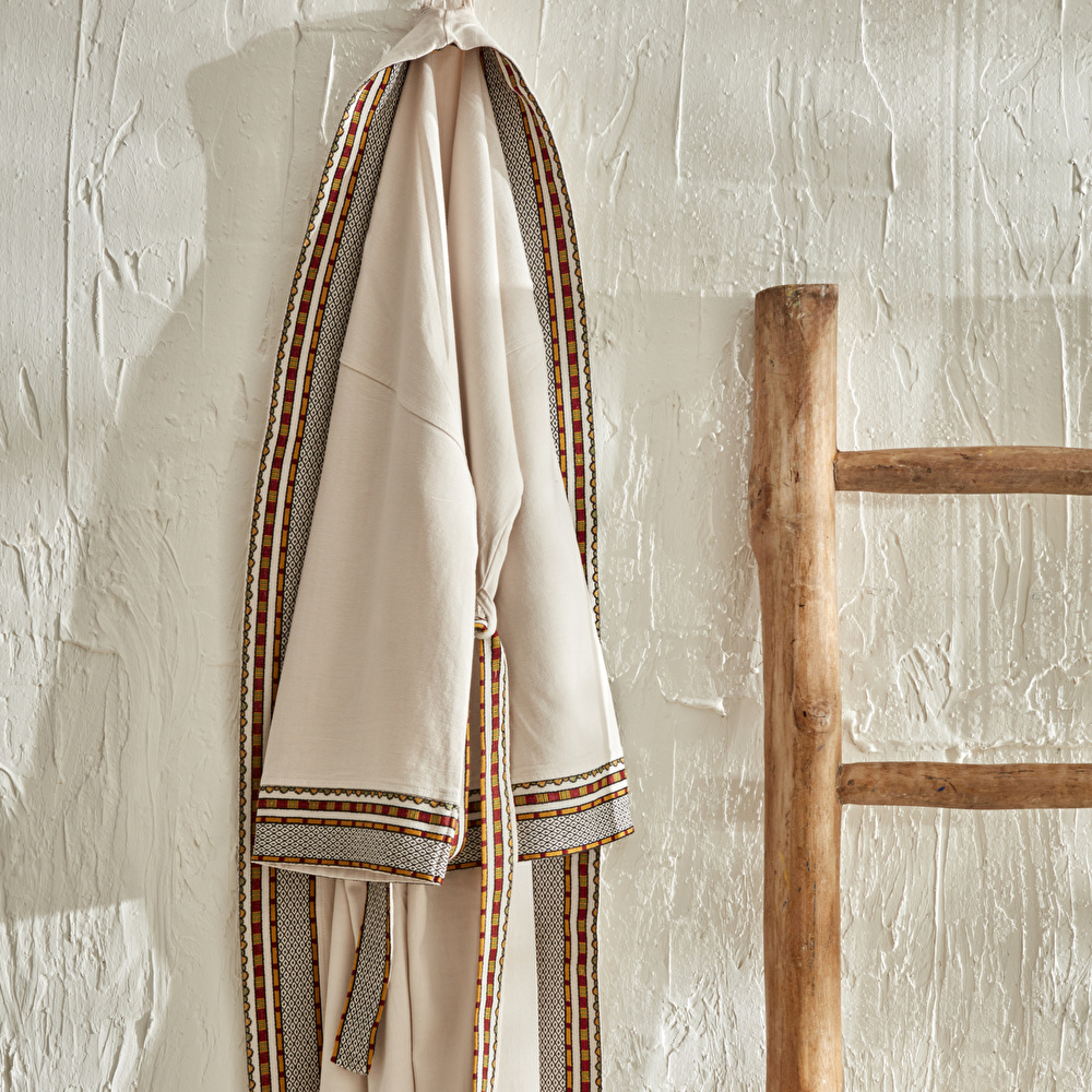 Karaca Home X Arslantepe Ekru Kimono S/M görseli 2
