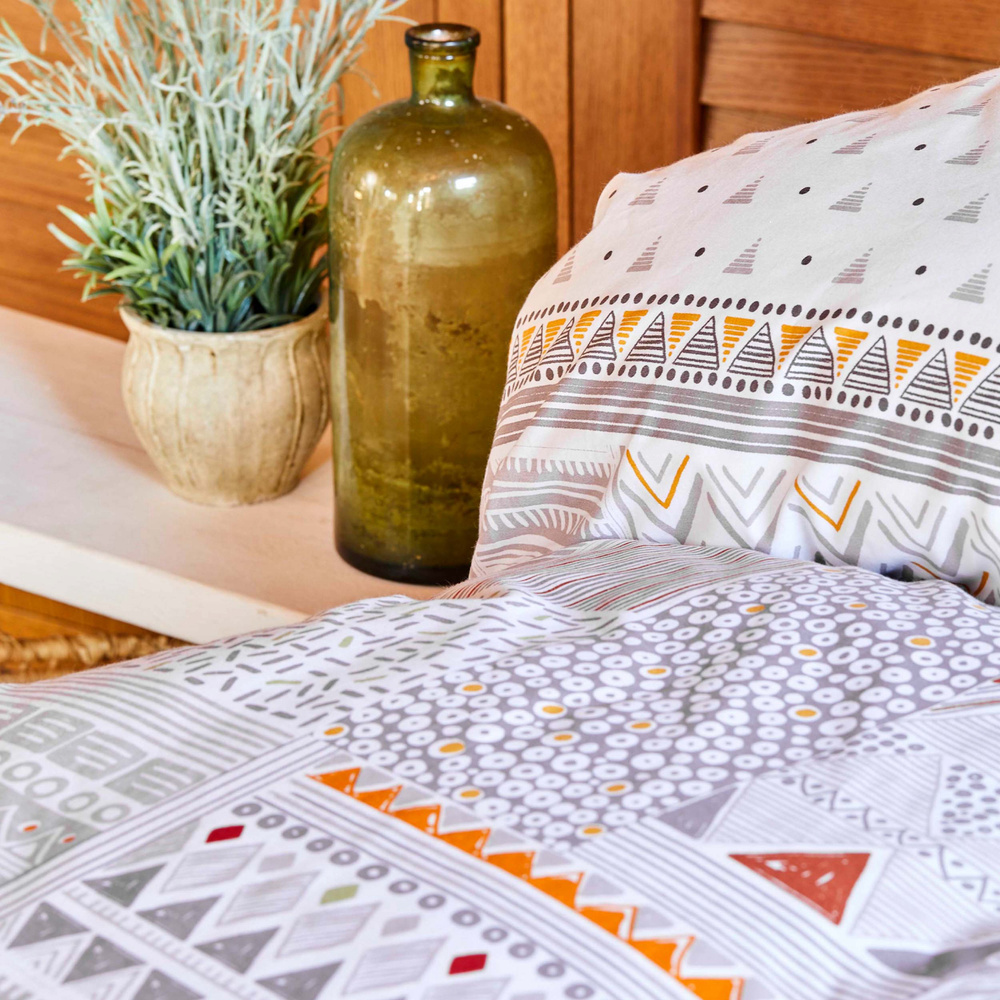 Karaca Home Halig %100 Pamuk Çift Kişilik Pike Hediyeli Nevresim Takımı PP görseli 5