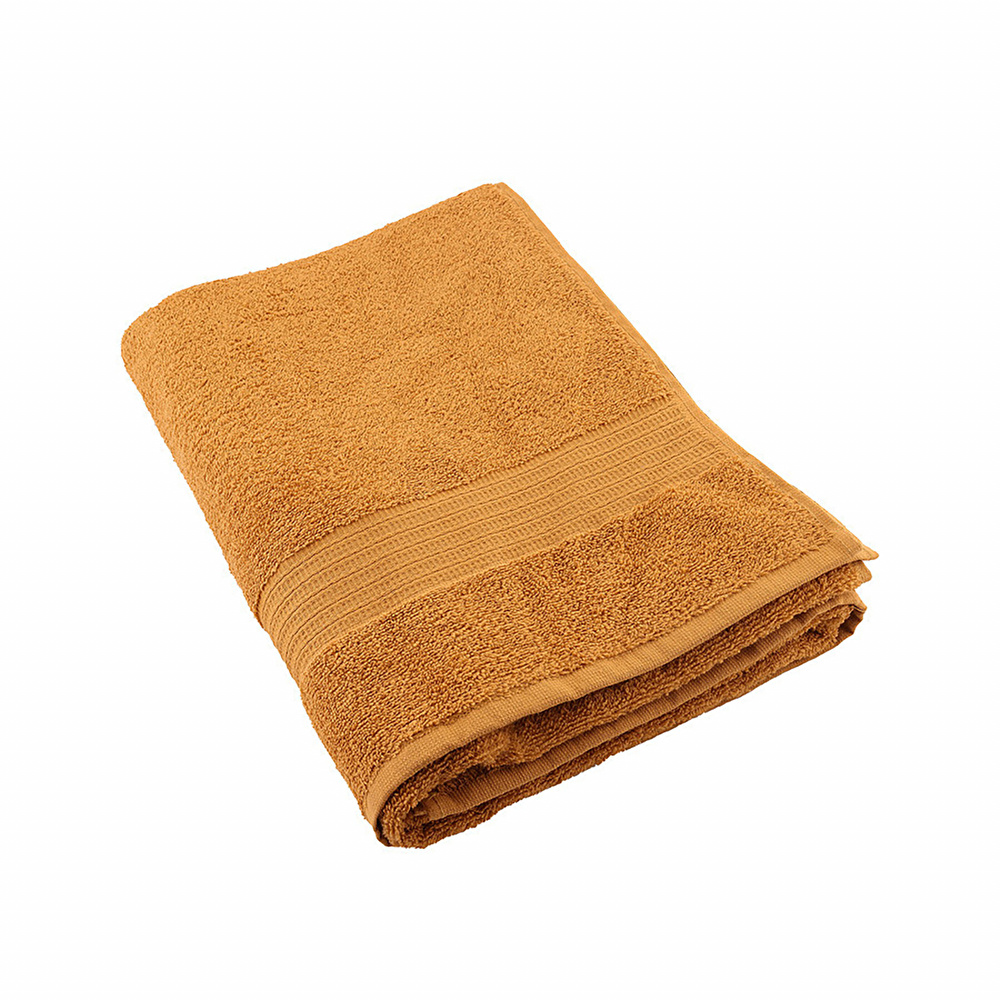 Karaca Home Back To Basic Banyo Havlusu 85 cm x 150 cm Açık Hardal görseli 1