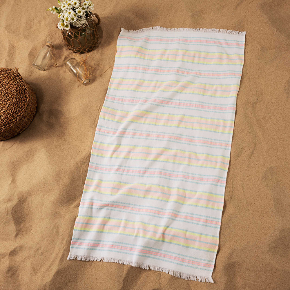 Karaca Home Geo Multi %100 Pamuk Peştamal 70x140 cm görseli 1