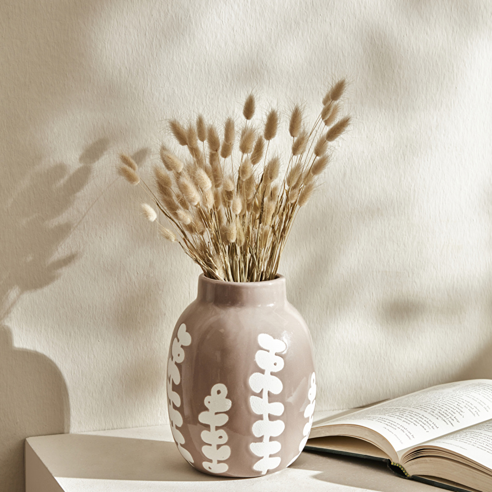 Karaca Home Romance Naturel Vazo 19 cm görseli 3