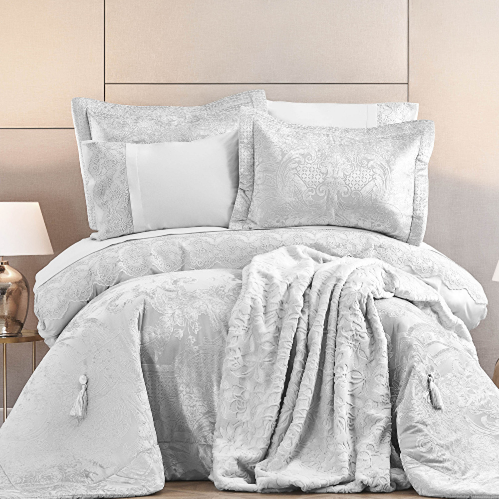 Karaca Home Valeria Best Silver 8 Parça Çeyiz Seti görseli 1