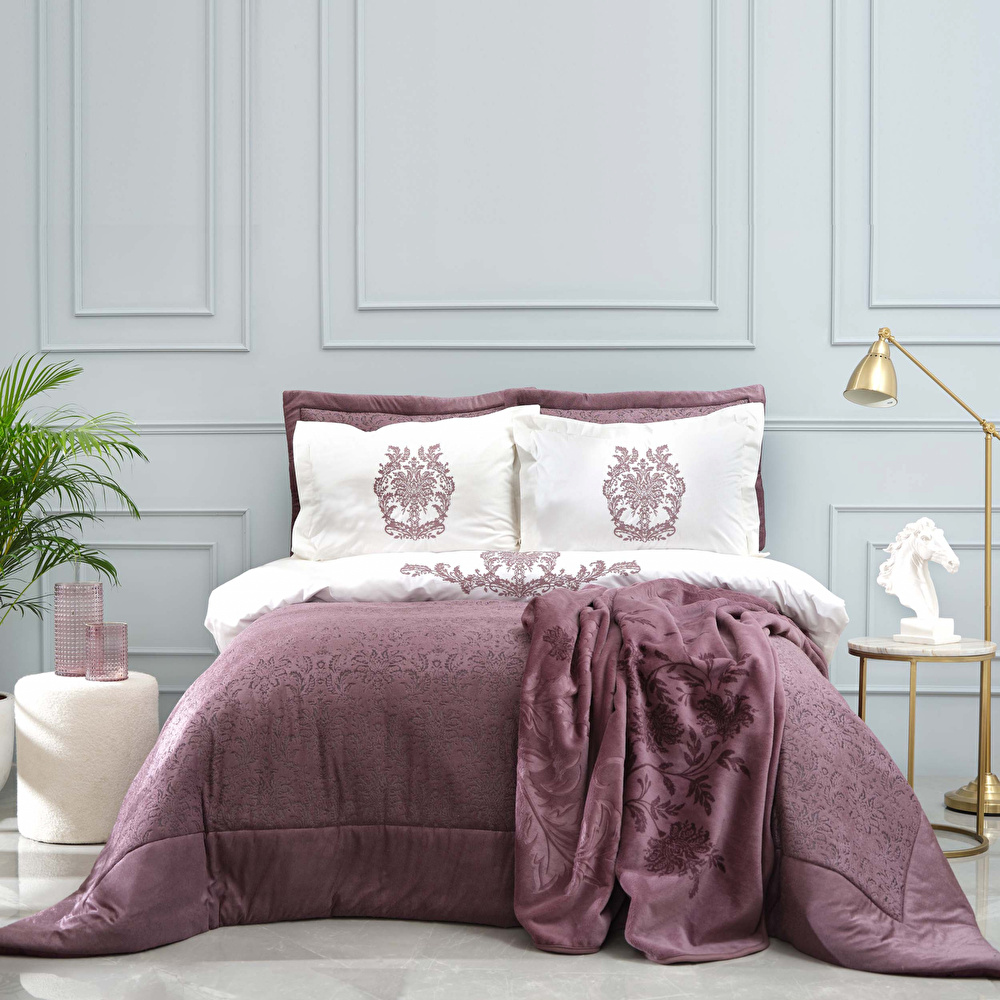 Karaca Home Benjamin Mürdüm Çeyiz Seti  görseli 4