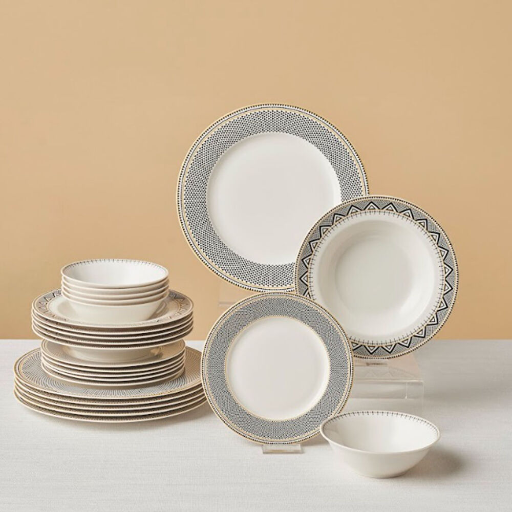 Karaca Forever Bone Globe 24 Parça 6 Kişilik Yemek Takımı
