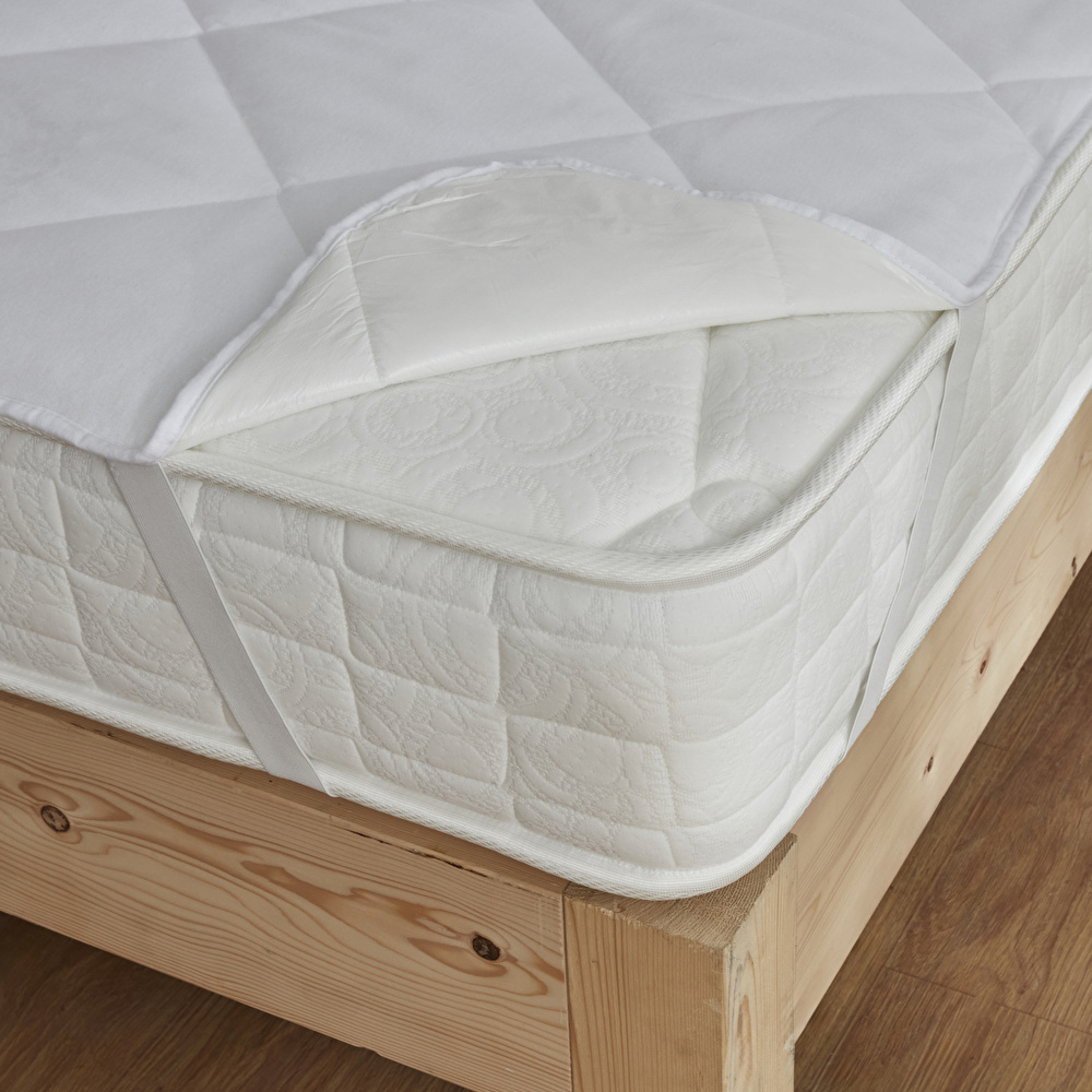 Karaca Home Comfy Pamuk Flanel Çif Kişillik Sıvı Geçirmez Uyku Pedi görseli 2