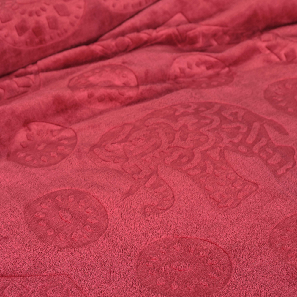Karaca Home Elephant Sarabi Çift Kişilik Soft Embosy Battaniye görseli 2