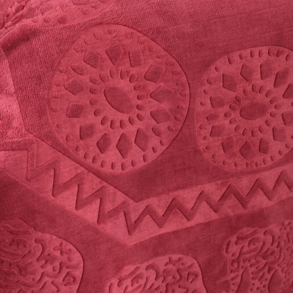 Karaca Home Elephant Sarabi Çift Kişilik Soft Embosy Battaniye görseli 3