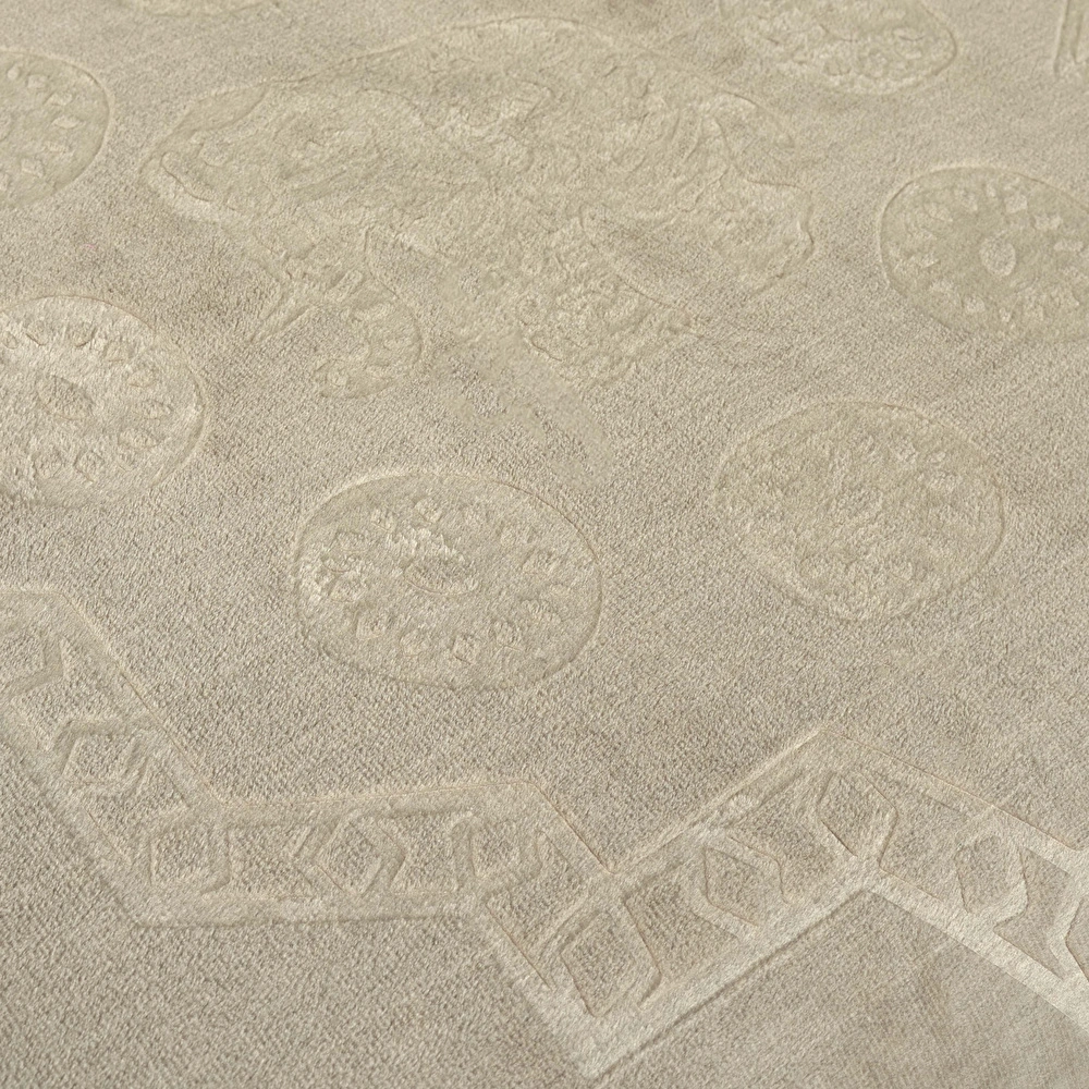 Karaca Home Elephant Vizon Çift Kişilik Soft Embosy Battaniye görseli 2