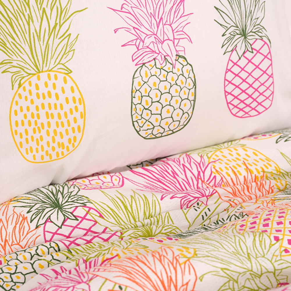 Karaca Home Young Tropical %100 Pamuk Çift Kişilik Pike Takımı görseli 2