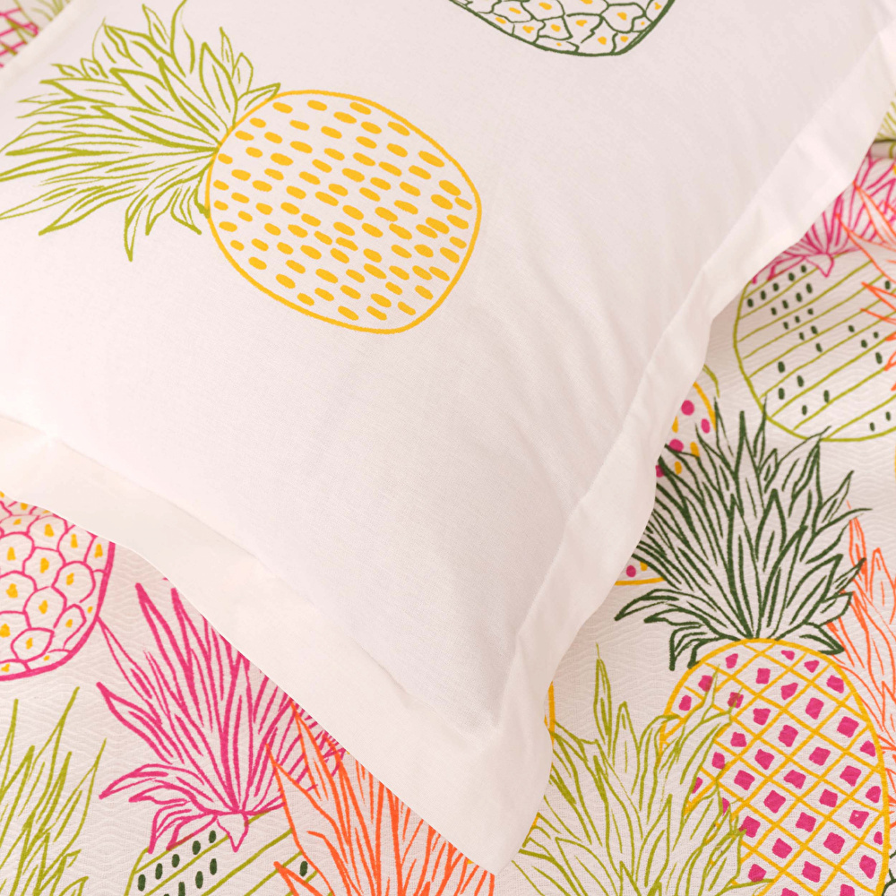 Karaca Home Young Tropical %100 Pamuk Çift Kişilik Pike Takımı görseli 4