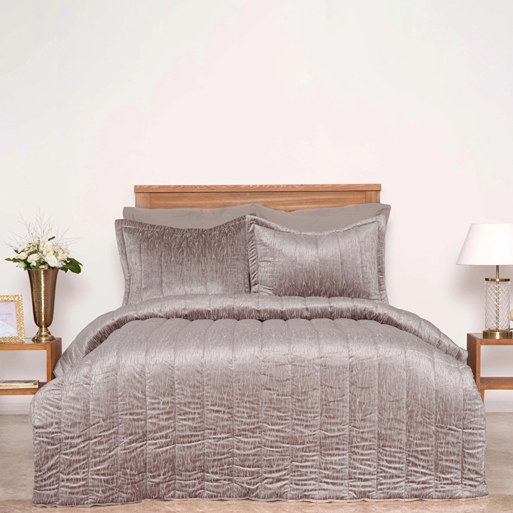 Karaca Home Alba Gold 6 Parça Private Çift Kişilik Comfort Set görseli 1
