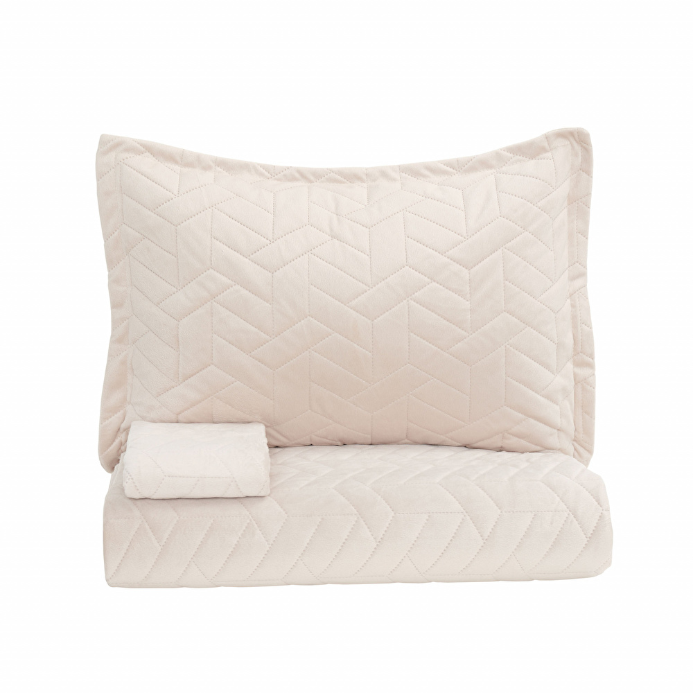 Karaca Home Theoline Vizon Çift Kişilik Wellsoft Jakar Battaniye görseli 2