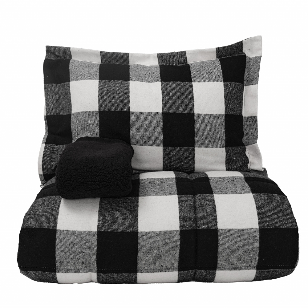 Karaca Home Mountain Siyah-Beyaz Çift Kişilik Cozy Comfort görseli 2
