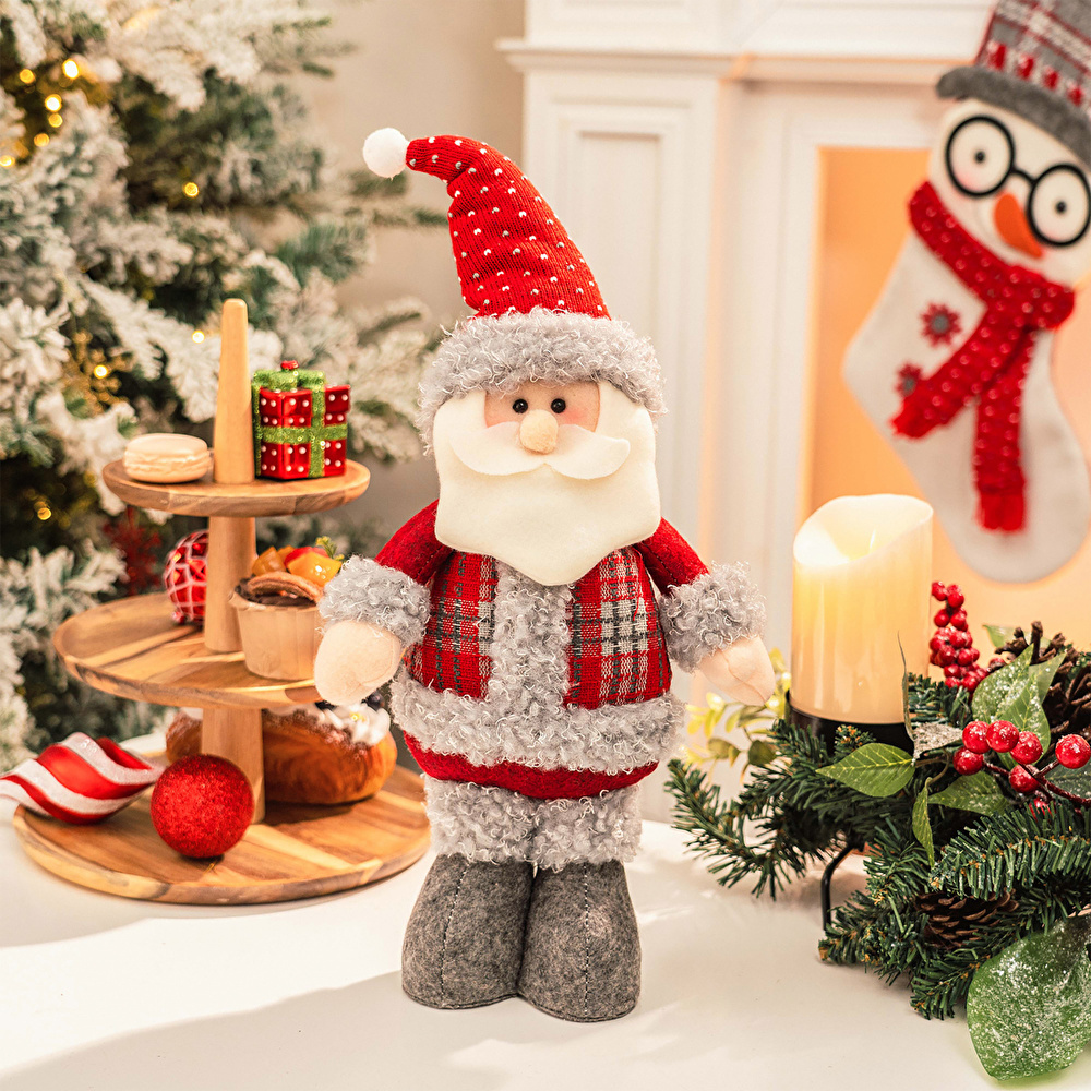 Karaca Home Standing Santa Peluş Obje 44 cm görseli 4