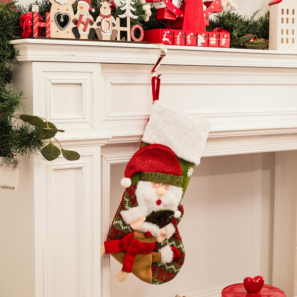 Karaca Home New Year Yılbaşı Santa Yılbaşı Hediye Çorabı 47 cm görseli 2