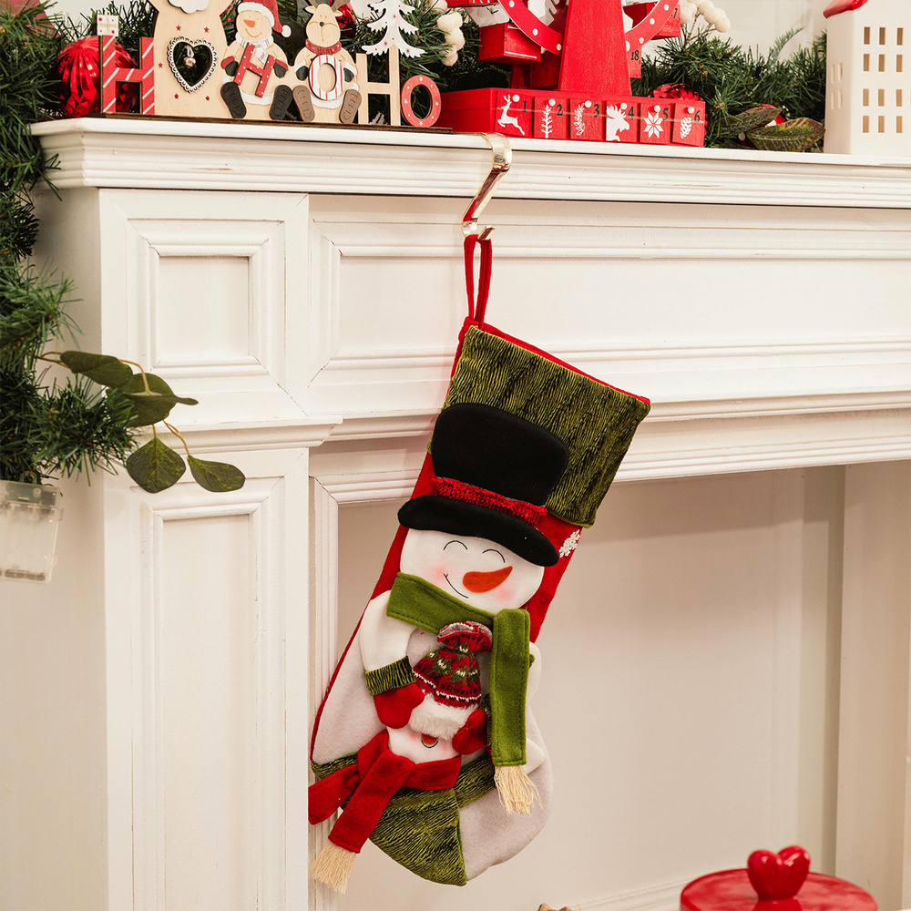 Karaca Home New Year Yılbaşı Snowman Yılbaşı Hediye Çorabı 47 cm görseli 2