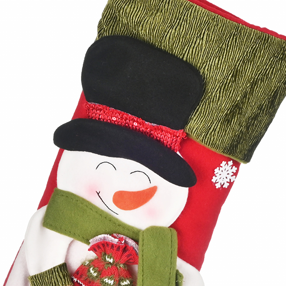 Karaca Home New Year Yılbaşı Snowman Yılbaşı Hediye Çorabı 47 cm görseli 4