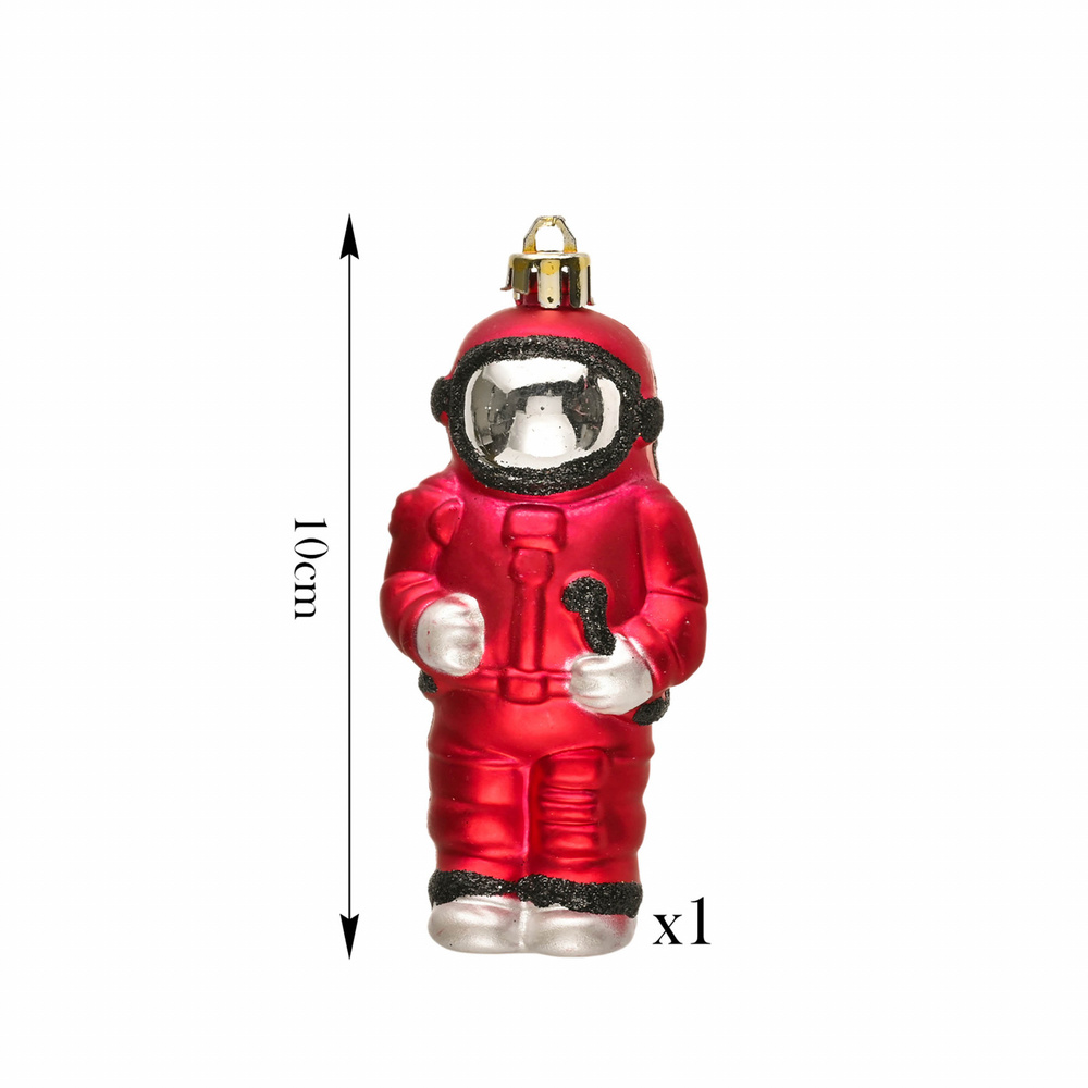 Karaca Home New Year Yılbaşı Astronot Ağaç Süsü görseli 2