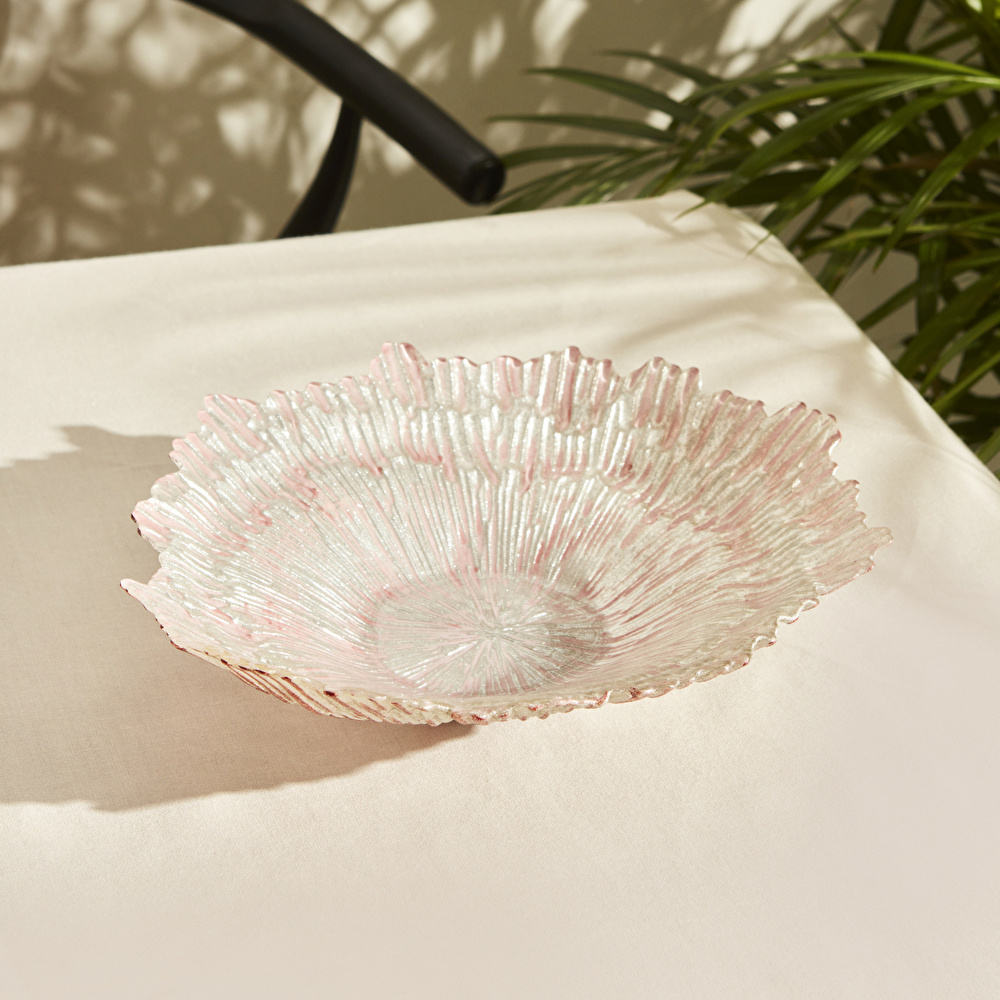 Karaca Home Stone Dekoratif Tabak Pembe görseli 2